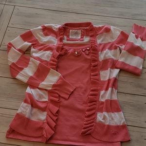 Justice sweater and cami set